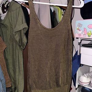 🪻( 3 for $12 ) Olive Green Tank Top